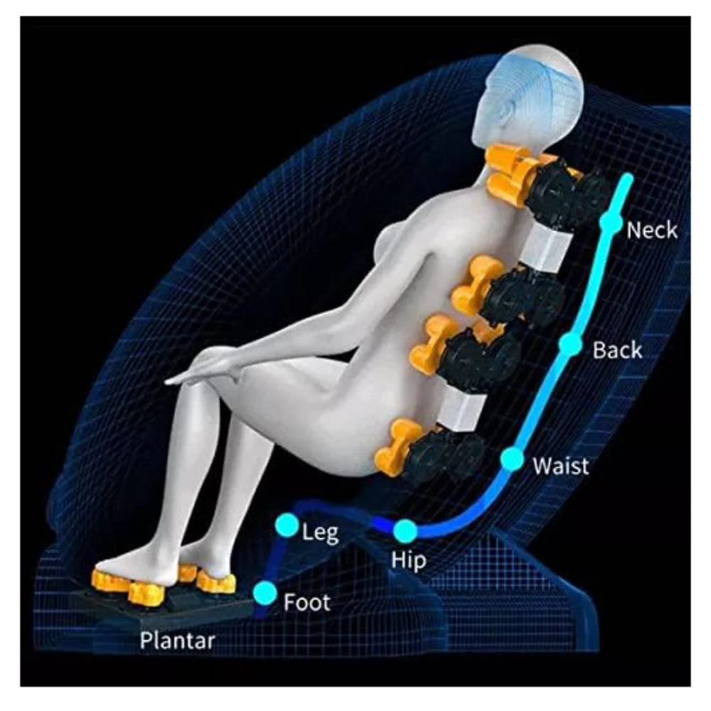 WAFI FITNESS Deluxe Multi-Functional Massage Chair | Zero Gravity | Bluetooth & Heat | Model WF-B2018