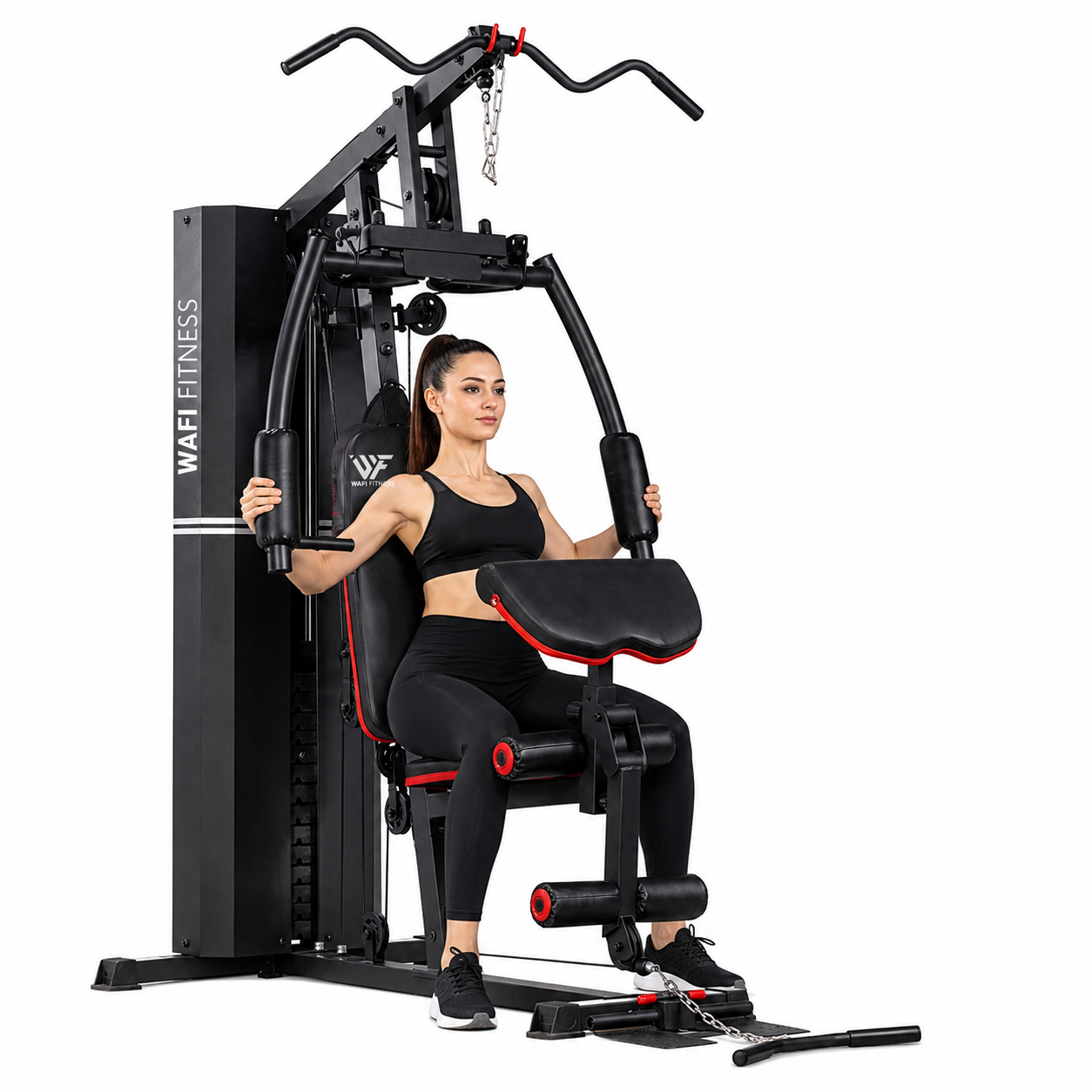 WAFI FITNESS WF-HG600-1 Multi Gym Home Fitness Station with 70KG Weight Stack | Full Body Strength Training Machine