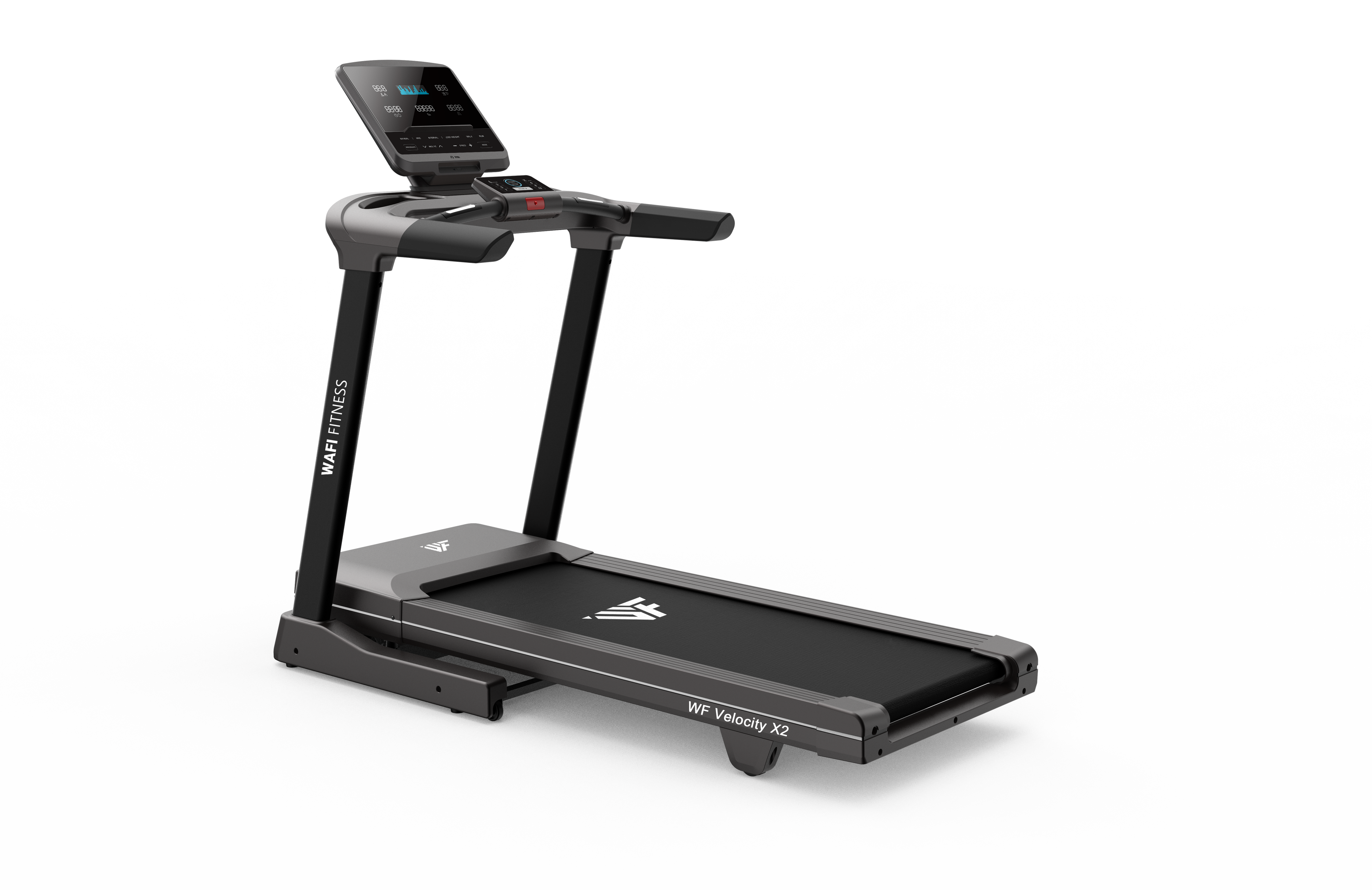 WAFI FITNESS Motorized Treadmill | 3.0HP DC Motor | 20km/h Speed | 15% Auto Incline | 130kg Max User Weight | WF-Velocity X2