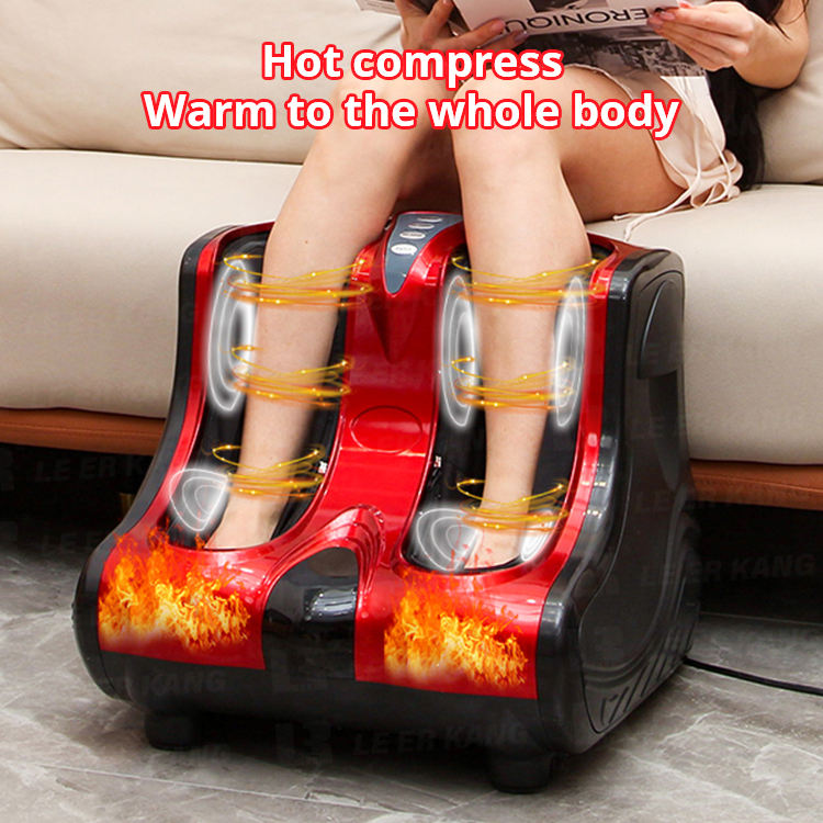 WAFI FITNESS Leg & Foot Massager with Heat – Shiatsu Kneading Massage Machine